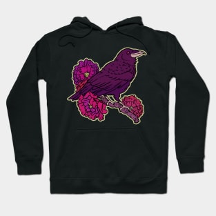 Flower Crow Hoodie